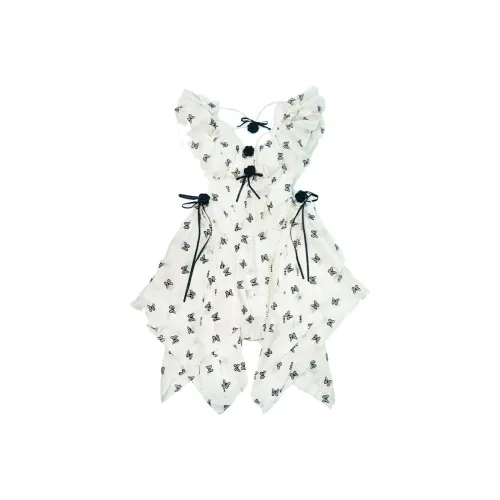 Bronze Lucia Короткий рукав Платье Женское Экрю