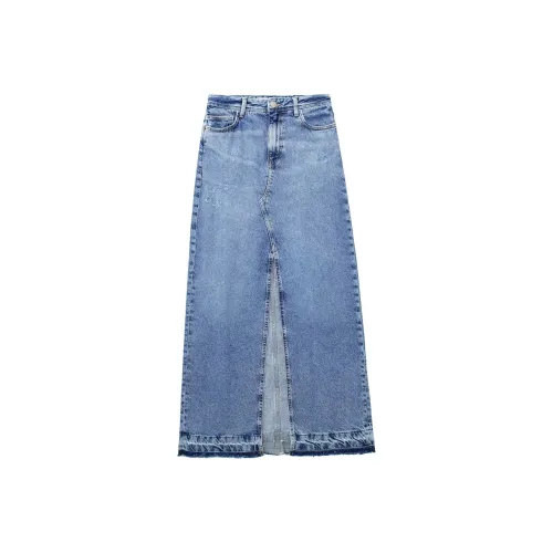 Bird of Aussie Denim Long Skirt Women's Denim Blue