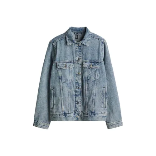 H&M Синие Женские Джинсовые Куртки