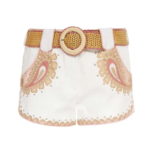 Zimmermann Белые Женские Повседневные Шорты