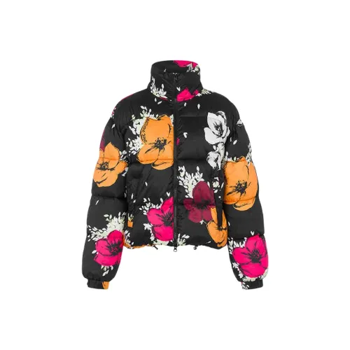 MOSCHINO Хлопковый пуховик женский черный