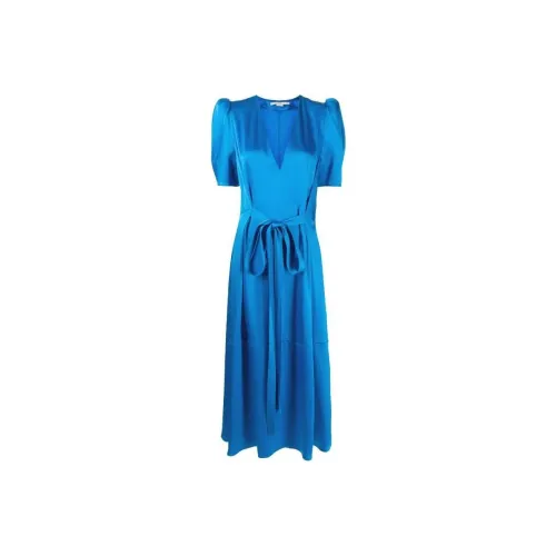STELLA MCCARTNEY Blue Женские Короткие Платья с Рукавами