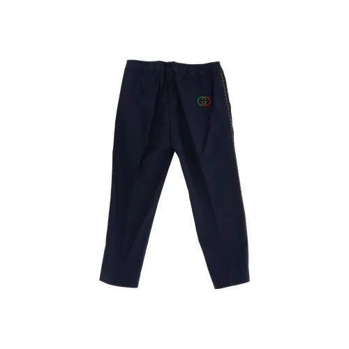 GUCCI FW19 Костюм Брюки Женские Темно-синий