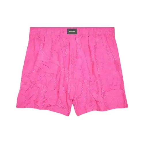 BALENCIAGA Розовые Женские Повседневные Шорты