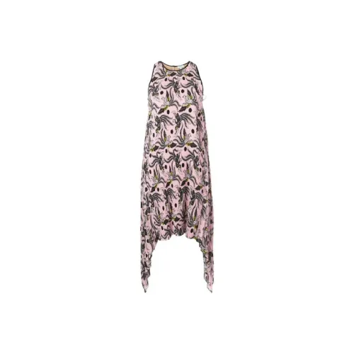KENZO Розовые Женские Платья без рукавов