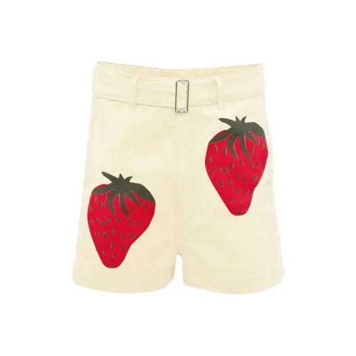 JW Anderson Белые Женские Повседневные Шорты