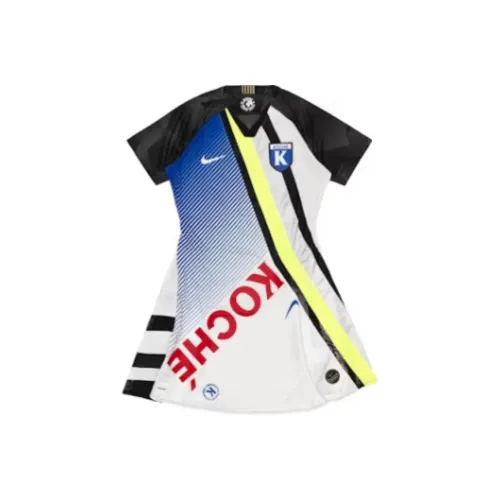 nike X KOCHE Короткий рукав Платье Женское Черно-белое
