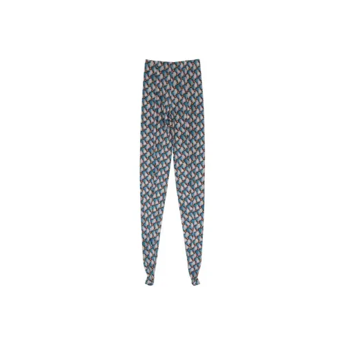 ETRO Синие Женские Леггинсы