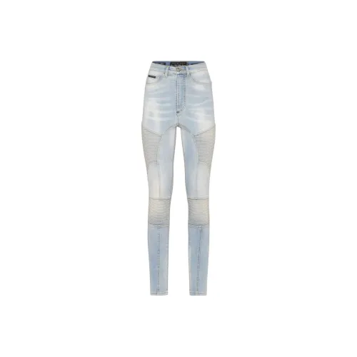 PHILIPP PLEIN Синие Женские Джинсы