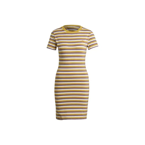 Adidas Originals Свет Sports Series Платье Женское Желтое