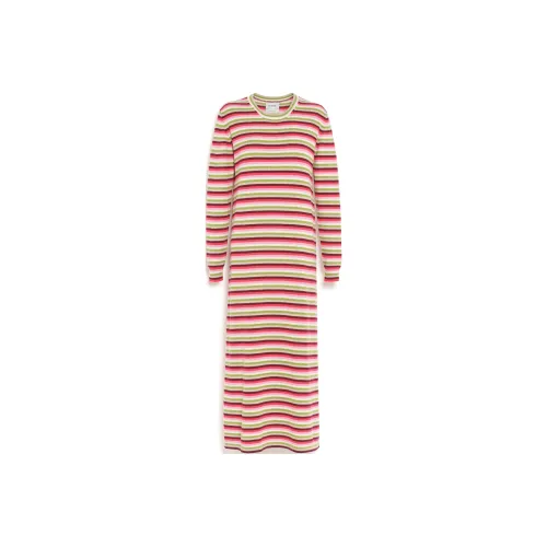 Barrie SS24 Длинное платье с длинными рукавами женское многоцветное