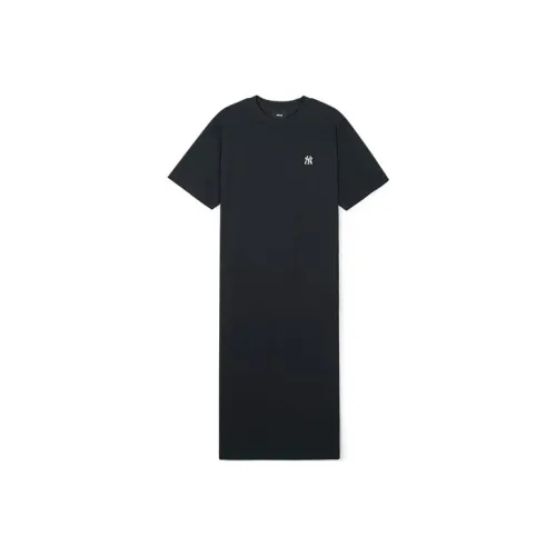 MLB Короткий рукав Платье Женское Черное