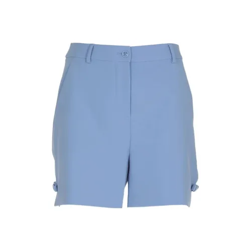 MOSCHINO Синие Женские Повседневные Шорты