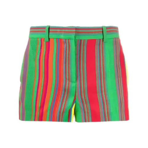 VERSACE Повседневные шорты женские зеленые