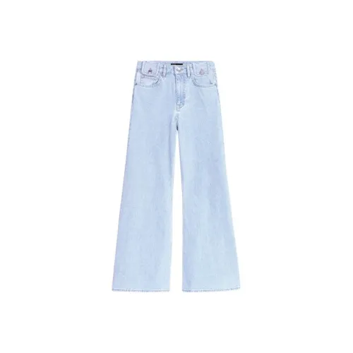 Maje Светло-синие Женские Джинсы