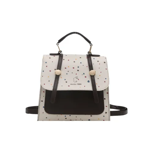 RIVMIND ПУ (полиуретан) Рюкзак Стандартный Женский Белый