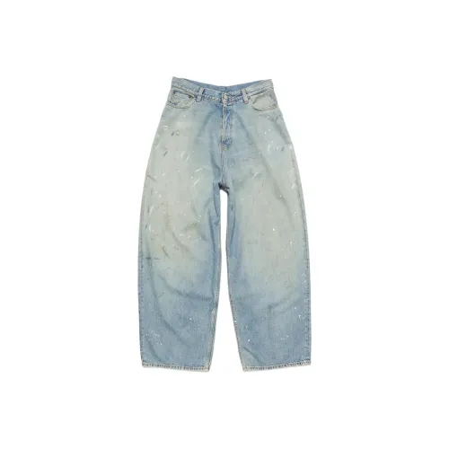 Acne Studios SS24 Джинсы 2023F Женские Светло-Синий