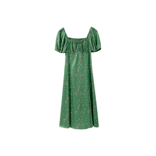 YUMOMO STAR Женские Платья с Коротким Рукавом