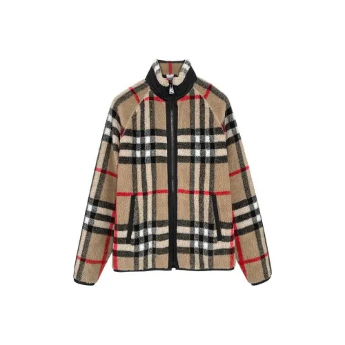 Burberry Хлопковый пуховик женский коричневый