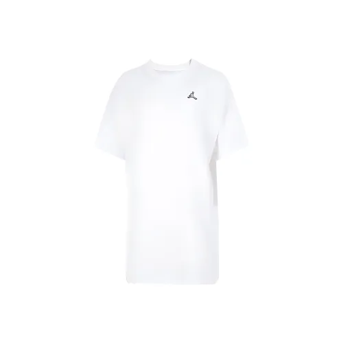 Джордан Короткий рукав Платье Женское Белое