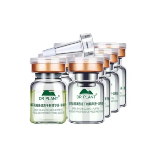 Dr．Plant Зеленый чай Борьба с прыщами FREEZE Сухая пудра Сыворотка Лосьон Борьба с прыщами Увлажнение