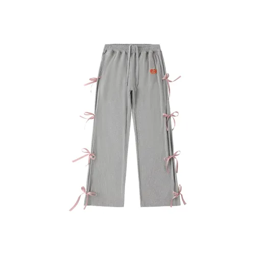 LAMLICKA Повседневные брюки Унисекс Серый