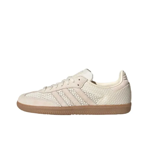 Adidas Originals SAMBA OG Немецкие армейские кроссовки Низкий топ Белый Желтый Женские