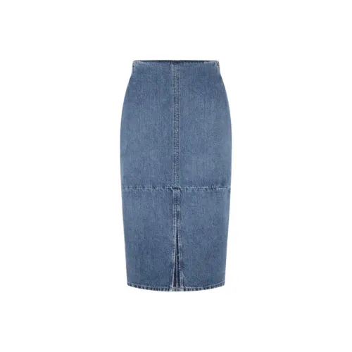 Tommy Hilfiger Denim Long Skirt Women's Denim Blue