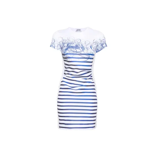 Jean Paul Gaultier Короткий рукав Платье Женское Синий