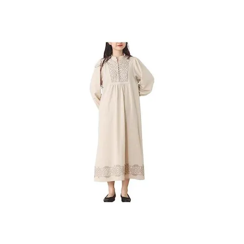 Beams Слоновая кость Женские Слиплатья