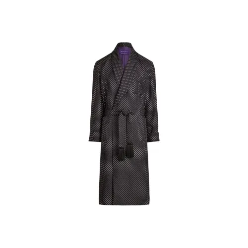 Ralph Lauren Purple Label Мужская ночная рубашка Robe черная