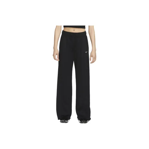 nike Sportswear Essentials Series Вязаные Тренировочные Штаны Женские Черные