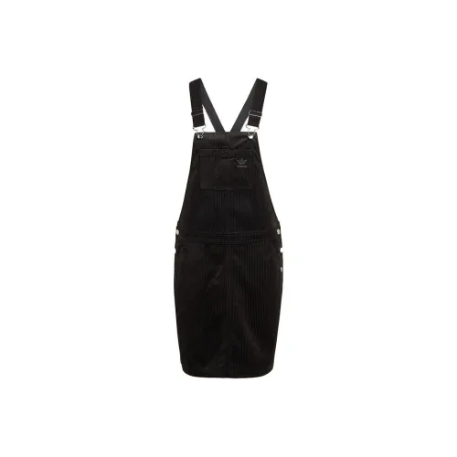 Adidas Originals Sleeveless Dress Women's Black Adidas Originals Без рукавов Платье Женское Черное