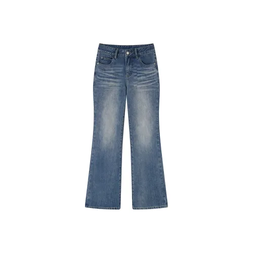 Ouyang Джинсы Женские Светло-Синий