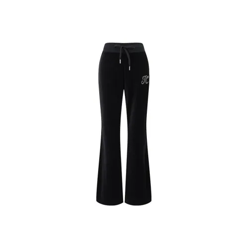 JUICY COUTURE Черные Женские Вязаные Спортивные Брюки