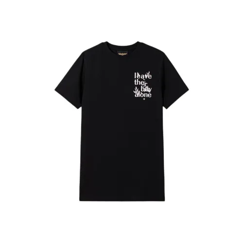 Boy London Короткий рукав Платье Женское Черное