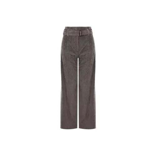 Brunello Cucinelli Тауповые Женские Повседневные Брюки