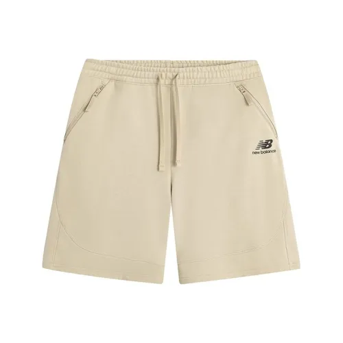 New Balance совместные повседневные шорты женские бежевые