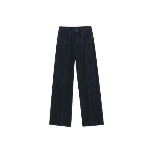 FAWENXIANGZI Джинсы Женские Черные Серые