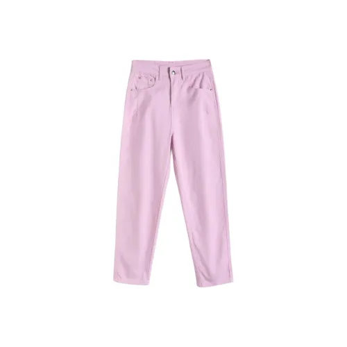 SITOL Джинсы Женские Фиолетовый Розовый