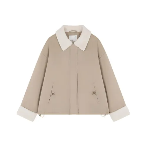 IHIMI Хлопковый пуховик женский хаки