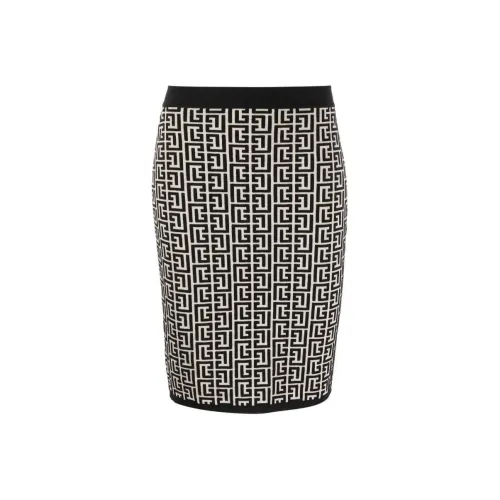 BALMAIN FW22 Юбка Женская Черная