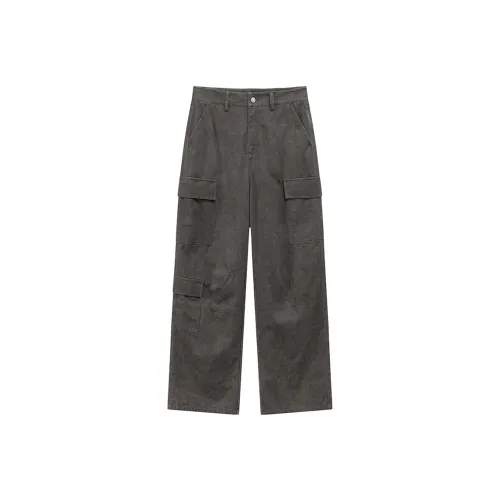 NO ONE ELSE Повседневные брюки Женские Серые