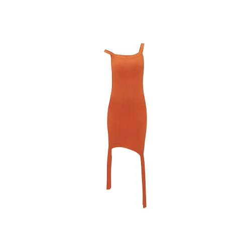 JW Anderson Deep Апельсин Женские Слип-платья