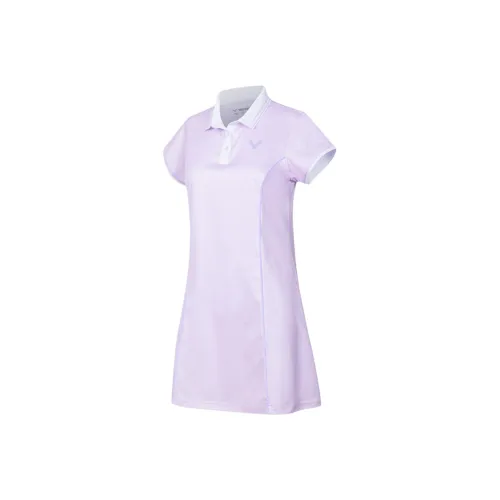 VICTOR Короткий рукав Платье Женское Детское Cradle Розовый