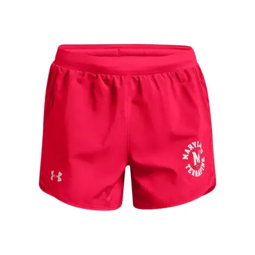 Under Armour Red Женские Повседневные шорты