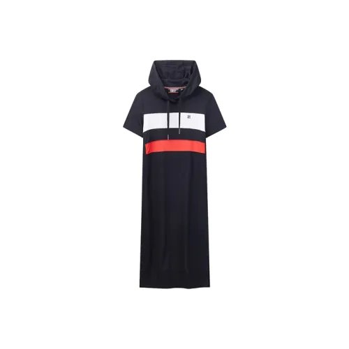 FILA Короткий рукав Платье Женское Легенда Синий