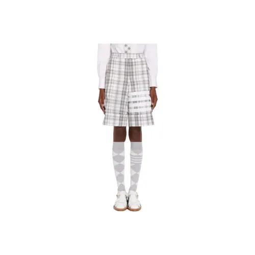 THOM BROWNE Белые Женские Повседневные Шорты