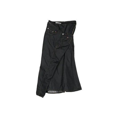 JUNYA WATANABE Denim Long Skirt Women's Indigo