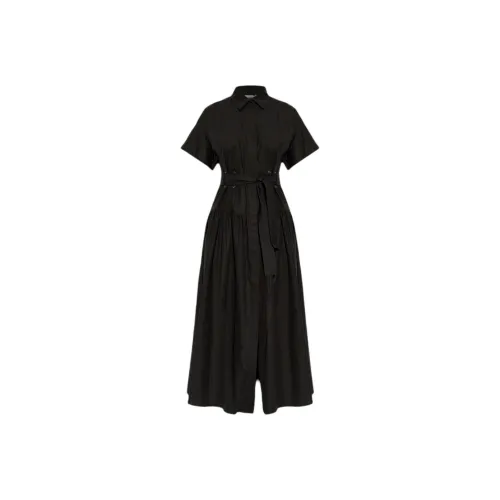 MaxMara Короткий рукав Платье Женское Черное